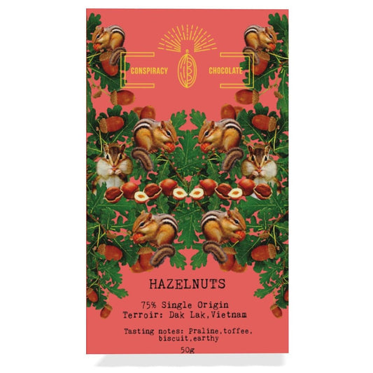 Hazelnuts Chocolate Bars by Conspiracy Chocolate - BetterThanFlowers